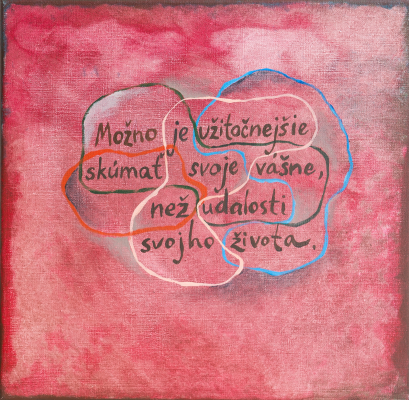 Možno je užitočnejšie súmať svoje vášne, než udalosti svojho života
